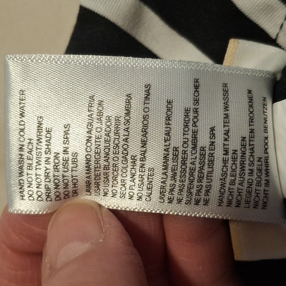 Michael Michael Kors One Piece Striped Bathing Suit - Picture 4 of 9